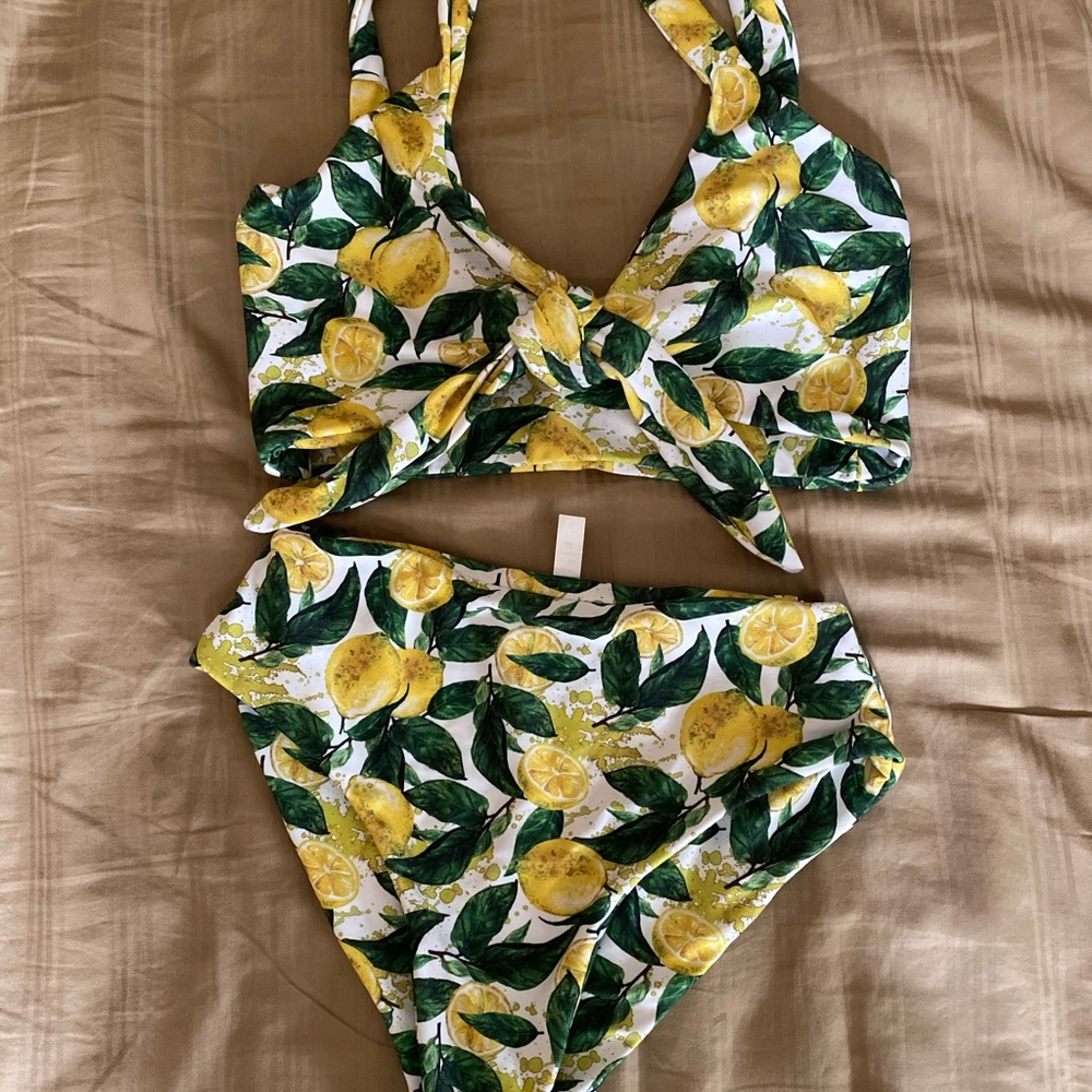 Merrilee’s Lemonade Retro High Waisted Bikini